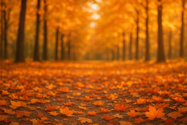 Changer arrière-plan image en ligne en scène automne - changeur couleur arrière-plan image