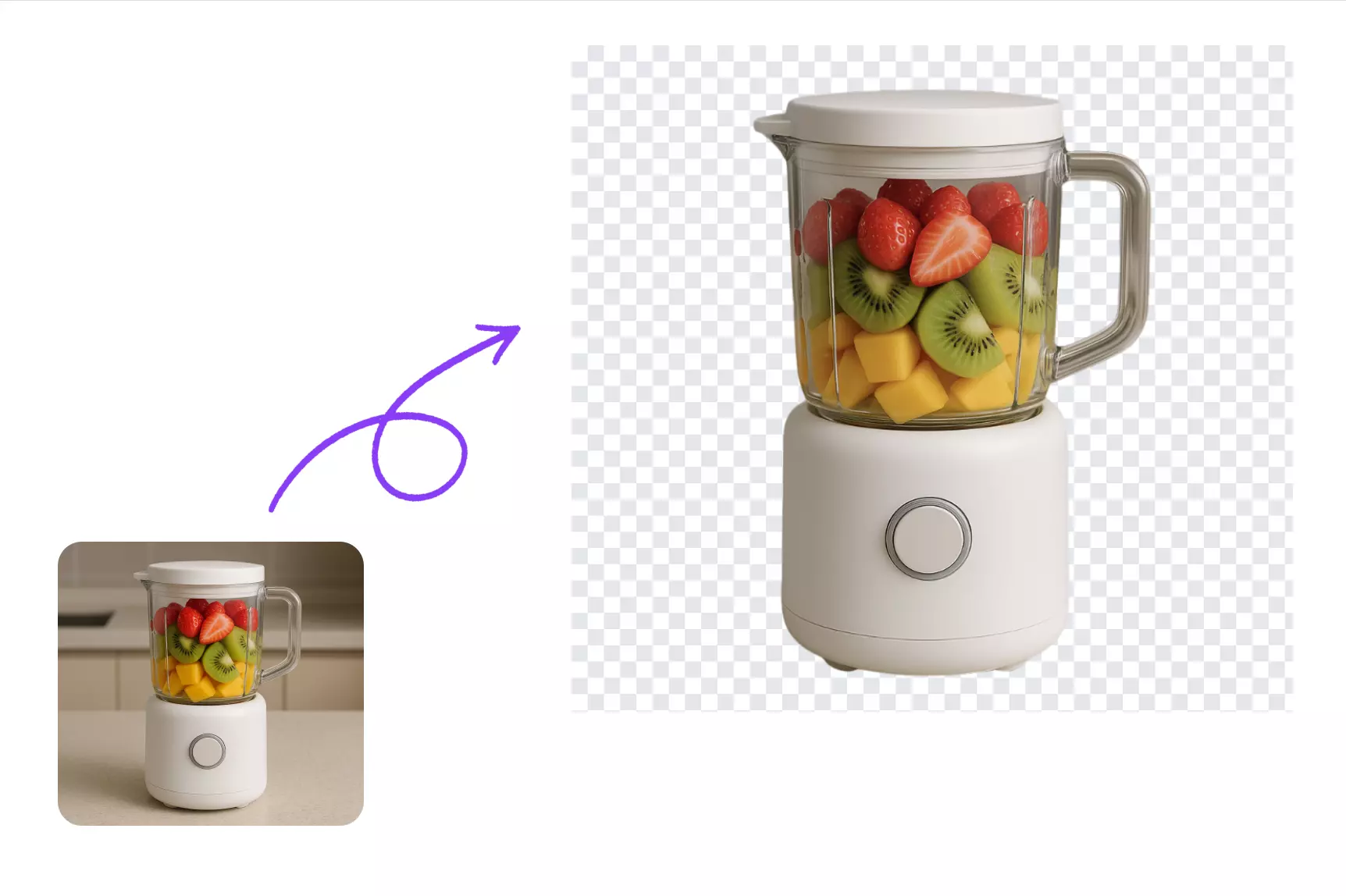 AI Processing (Auto Background Detection) - Free background removal online step 2