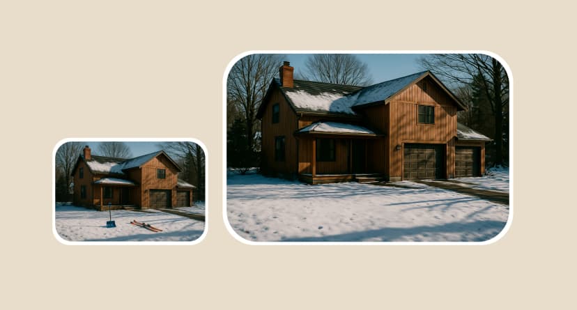 Real Estate Exteriors: Sky Swap & Driveway Cleanup