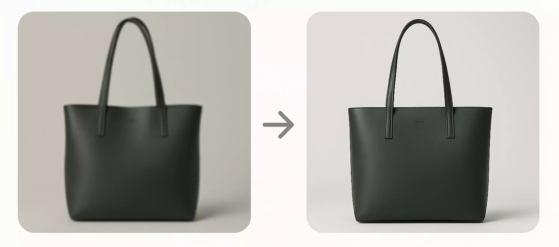 Clarifier photo e-commerce floue