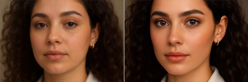 Outil réparer visage flou pour récupération précise détails faciaux