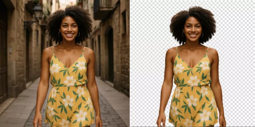 Eliminador de Fondo de Retratos con Precisión Profesional